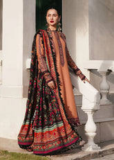 Hussain Rehar - Winter 3PC Dhanak Embroidered Suit - kp3315